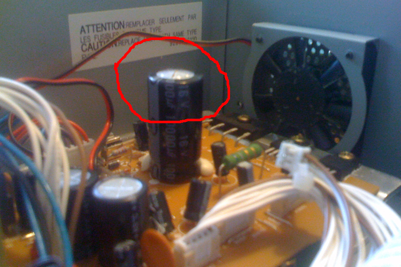 Capacitor close-up